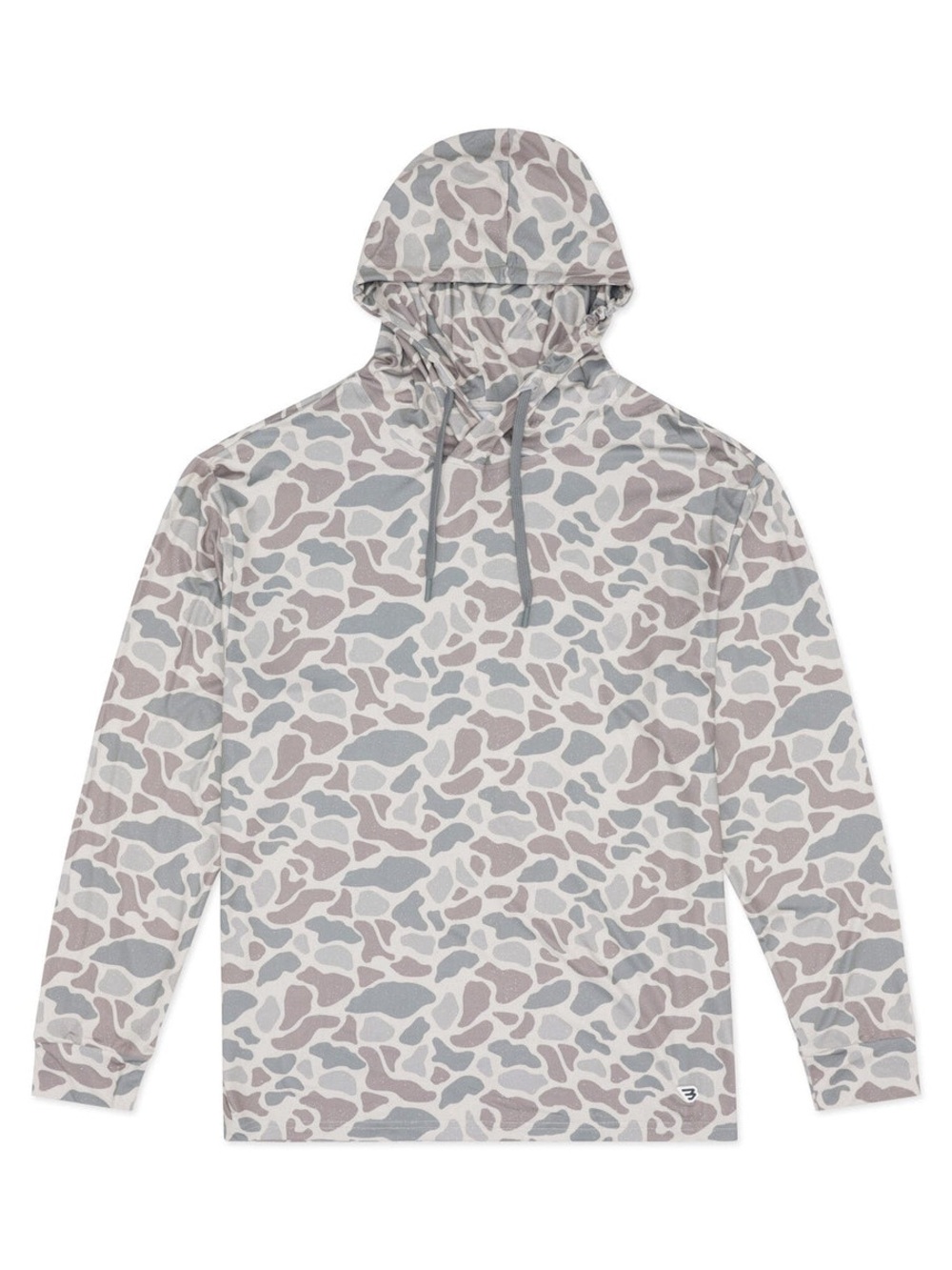 BURLEBO Men's Large Performance Hoodie- long sleeve - Classic Deer Camo